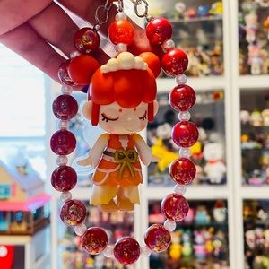 Bubble Girl Keychain/Handmade Decorative Pendant